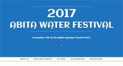 Desktop Screenshot of abitawaterfest.com